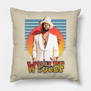 Retro Style FLYER Wyclef Jean Pillow