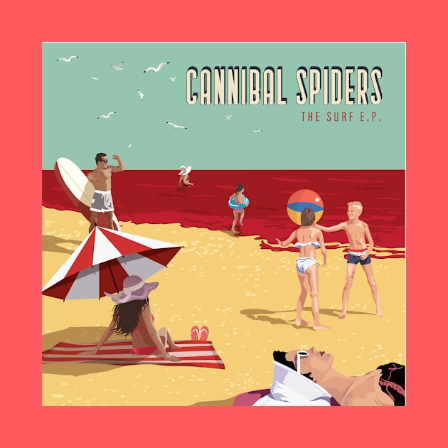 Cannibal Spiders 'The Surf E.P.' by Romero Records