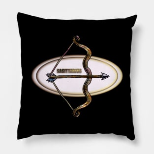 Zodiac sign sagittarius Pillow