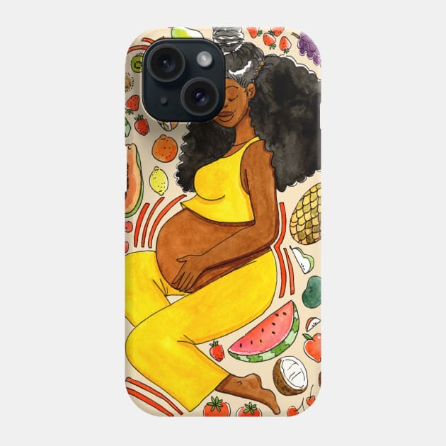 Motherhood Phone Case by Coily And Cute