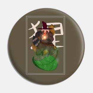 Tanuki Magician Pin