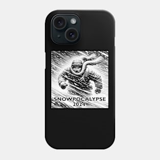 Snowpocalypse 2024 Phone Case