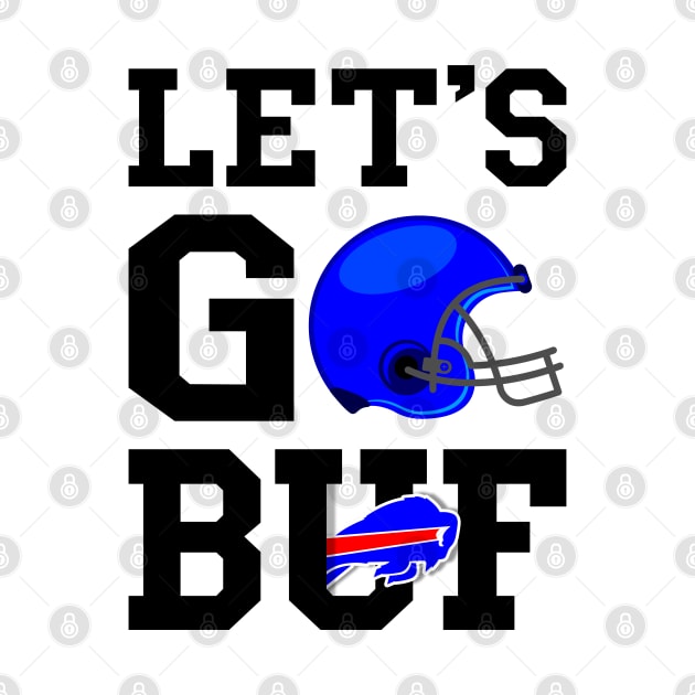 Buffalo Bills fan with motivational quote for all football fans by Yurko_shop