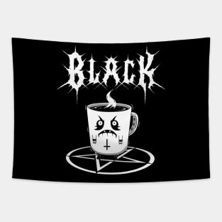 Black Metal Coffee Tapestry