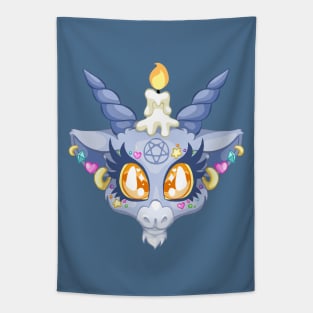 My First Baphomet (Blue) Tapestry