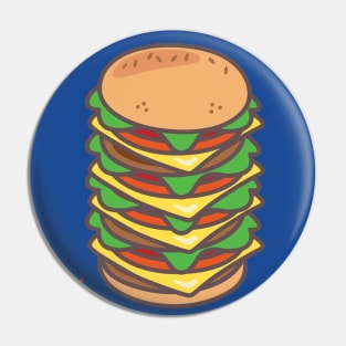 4 Terabite Cheese Burger Pin