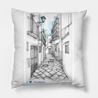 I love Mottola - schiavonia (5), Puglia, Italy Pillow