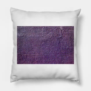 Close up of purple vintage ceramics Pillow