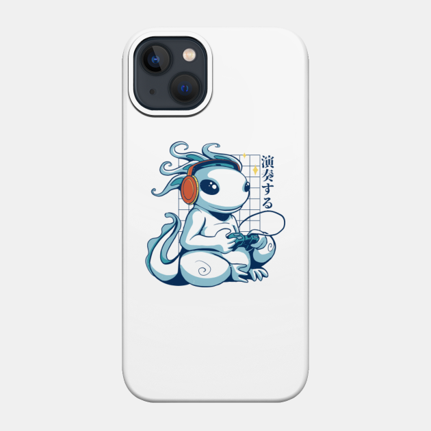 Gamer Axolotl - Gamer - Phone Case