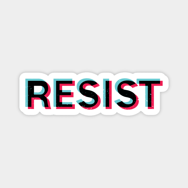 RESIST Magnet by Midnight Run Studio