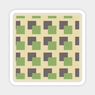 Background illustration geometric, square. Decorative design pattern camouflage Magnet