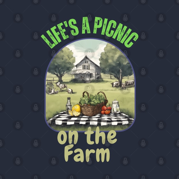 Life’s a Picnic on the Farm by RetroColors