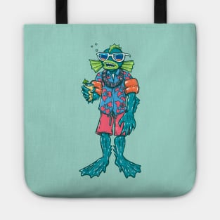 Pool Party Merman Tote