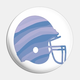 Blue Stripped Helmet Pin