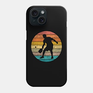 Pickleball Vintage Distressed Retro Player Phone Case