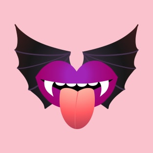 A Vampire's Kiss - Purple T-Shirt