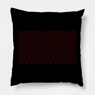 background with hexagon and star motif Pillow