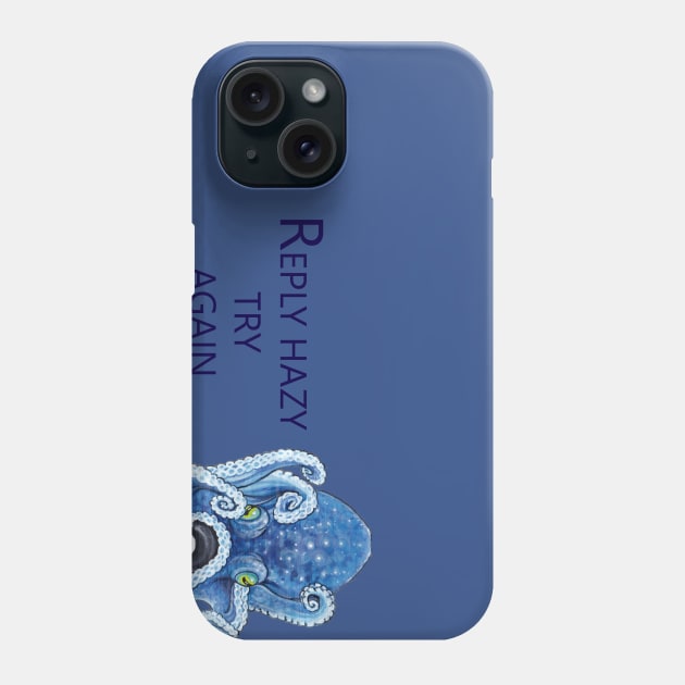 Reply Hazy, Try Again Phone Case by ardenellennixon