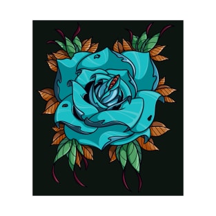 Blue rose T-Shirt