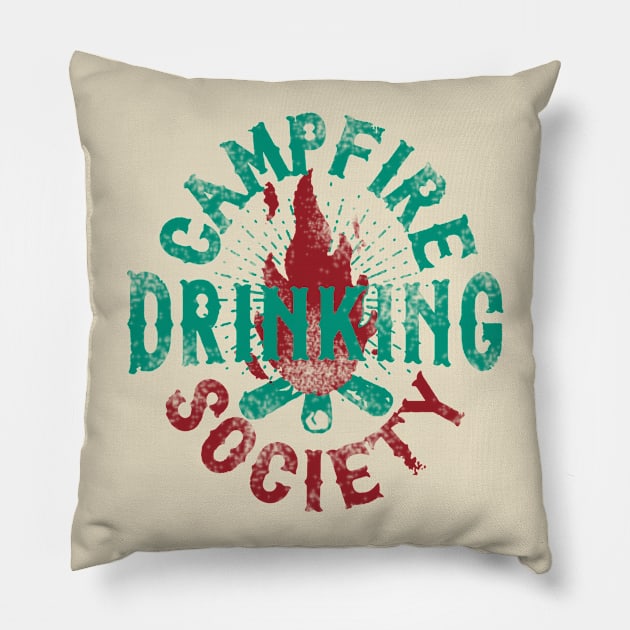 campire 2 Pillow by calvingariz