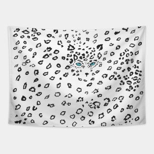 Incognito Snow Leopard Tapestry