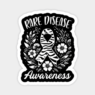 Rare Disease Zebra Rare Disease Day Rare Disease Awareness Magnet