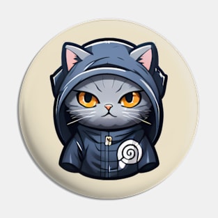 Ninja Cat Pin