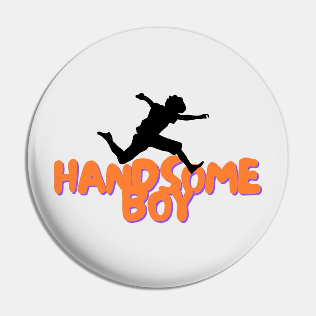 Handsome Boy Pin by Butterfly Dira