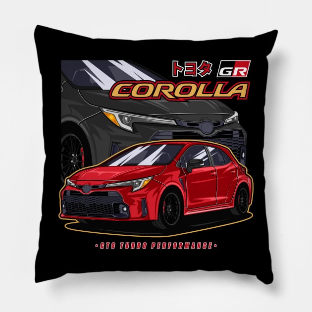 GR Corolla Pillow by WINdesign