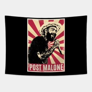 Retro Vintage Malone Rapper Tapestry