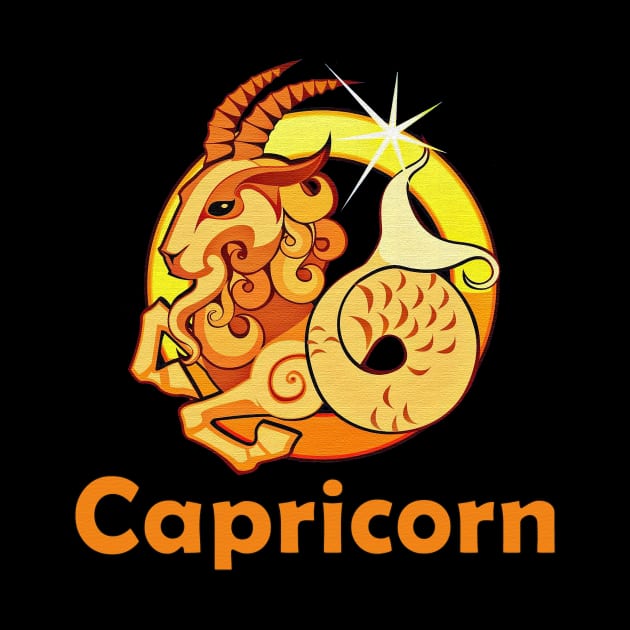 Capricorn zodiac sign by tonkashirts