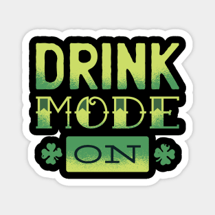 Drink mode on shirt Magnet