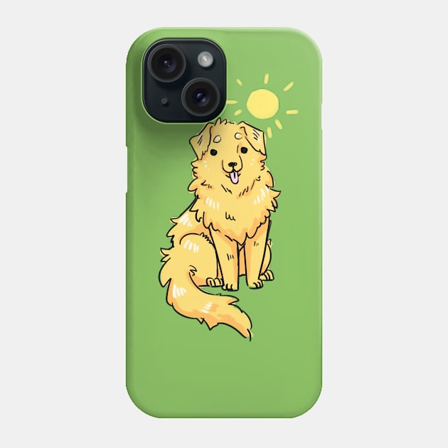 Doodle Golden Phone Case by Dragon_doggo