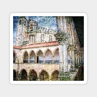 Convento de Cristo. One of its many Cloisters. Tomar. Portugal Magnet