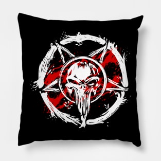 Pentagram Splatter Pillow