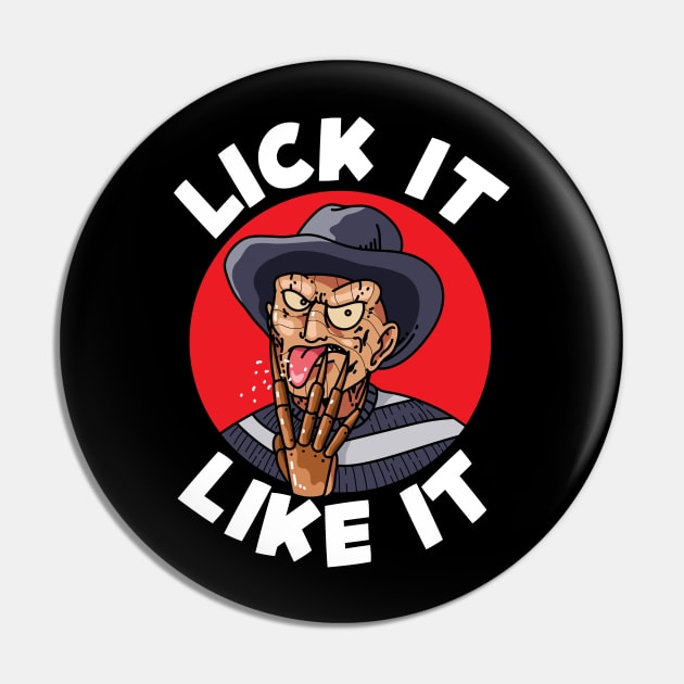 Lick it Like it - Friday the 13th Pin by santelmoclothing