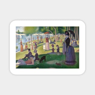 A Sunday Afternoon on the Island of La Grande Jatte - Georges Seurat Magnet