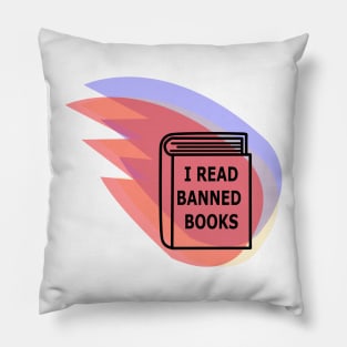 i read banned books Pillow