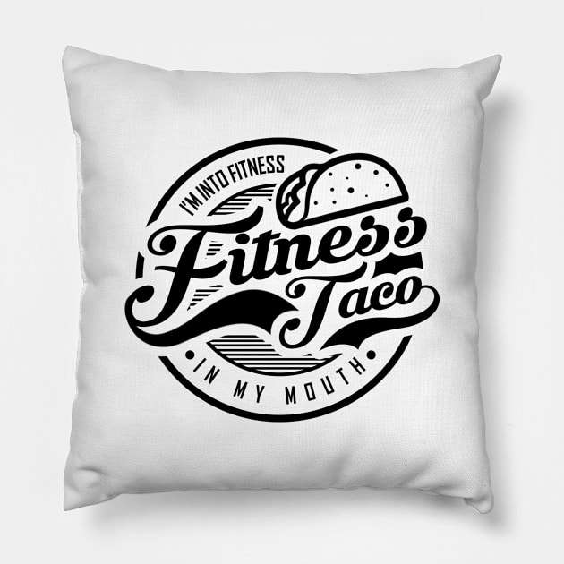 'Fitness Taco Gym' Witty Food Nacho Gift Pillow by ourwackyhome