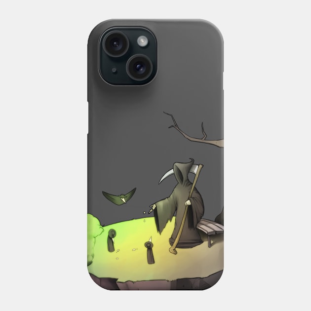 A Crumby Death Phone Case by ZBR