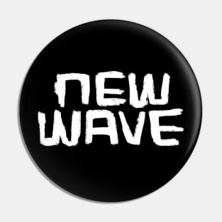 New Wave Music Pin