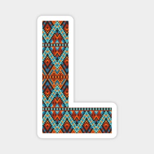 Letter L- boho design Magnet