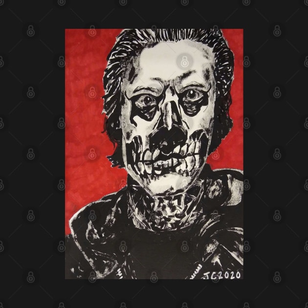 AHS: Murder House - "Count Bodies Like Sheep" Tate Langdon portrait (original) by StagArtStudios