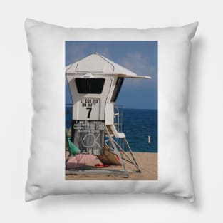 Pompano Beach Lifeguard Stand Pillow