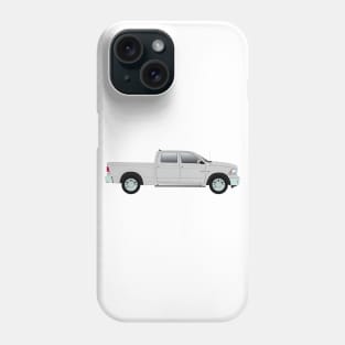 grey pick-up truck Phone Case