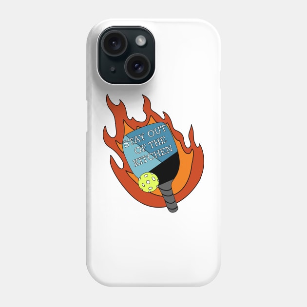 Pickle ball: Stay out of the kitchen Phone Case by bradenjay99