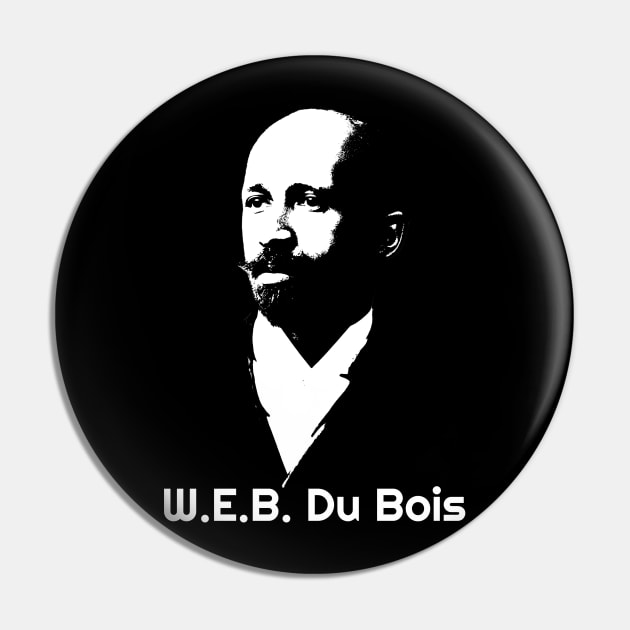 W. E. B. Du Bois, Black History Pin by UrbanLifeApparel