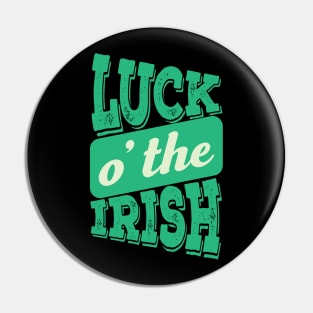 Luck O' The Irish Pin