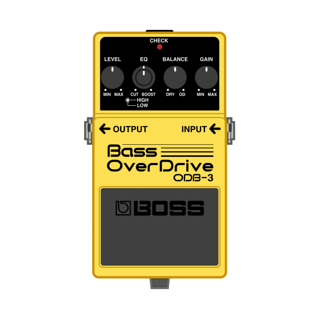 Boss ODB-3 Bass OverDrive Guitar Effect Pedal by conform