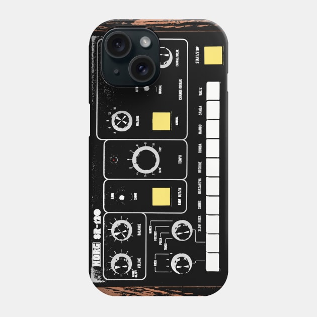 Korg MiniPops SR-120 Drum Machine / Graphic Art Phone Case by DankFutura